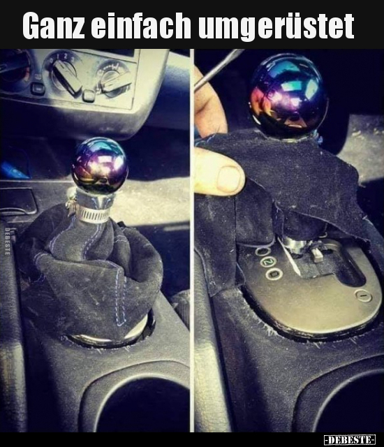 Ganz einfach umgerüstet..