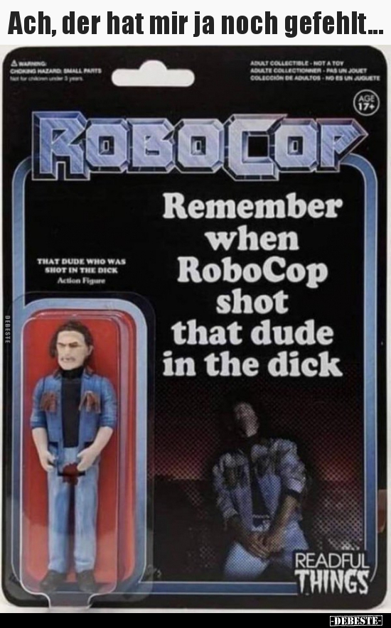 Ach, der hat mir ja noch gefehlt...