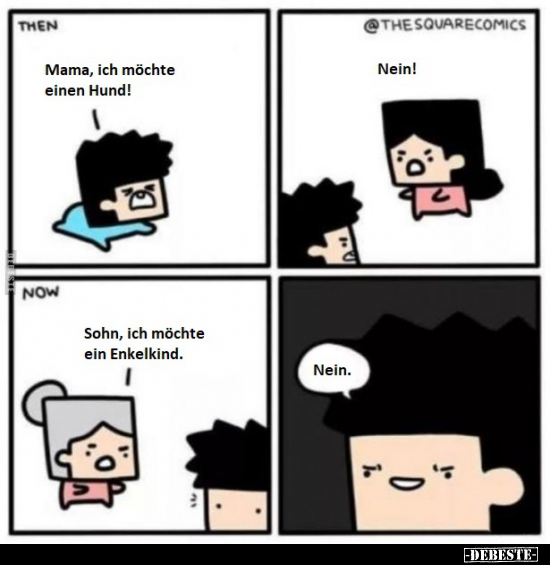 Mama, ich möchte einen Hund!..