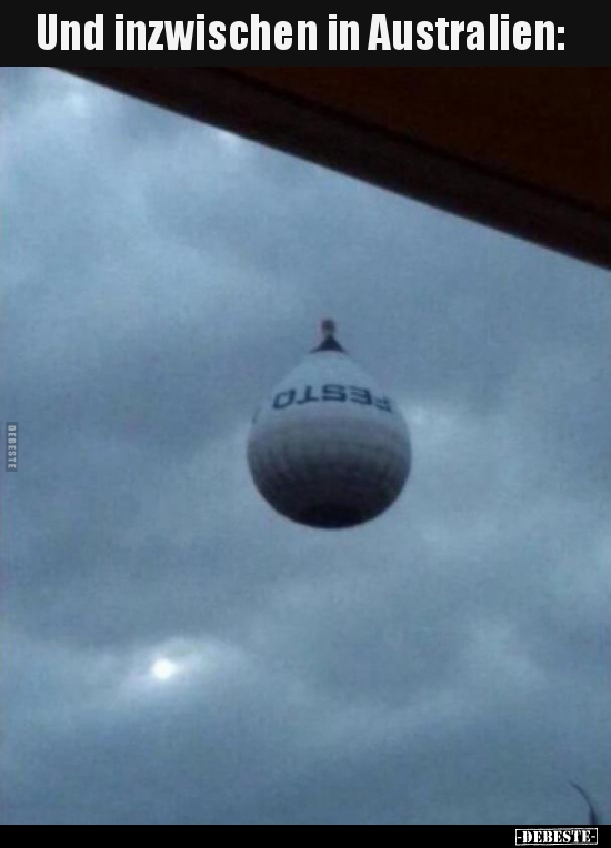 Und inzwischen in Australien..