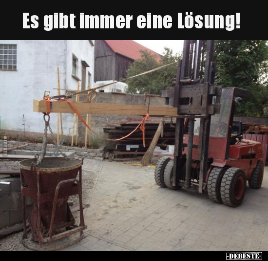 Es gibt immer eine Lösung!