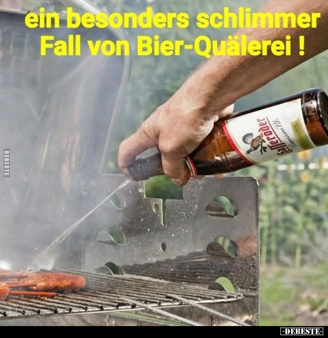 Ein besonders schlimmer Fall von Bier-Quälerei!