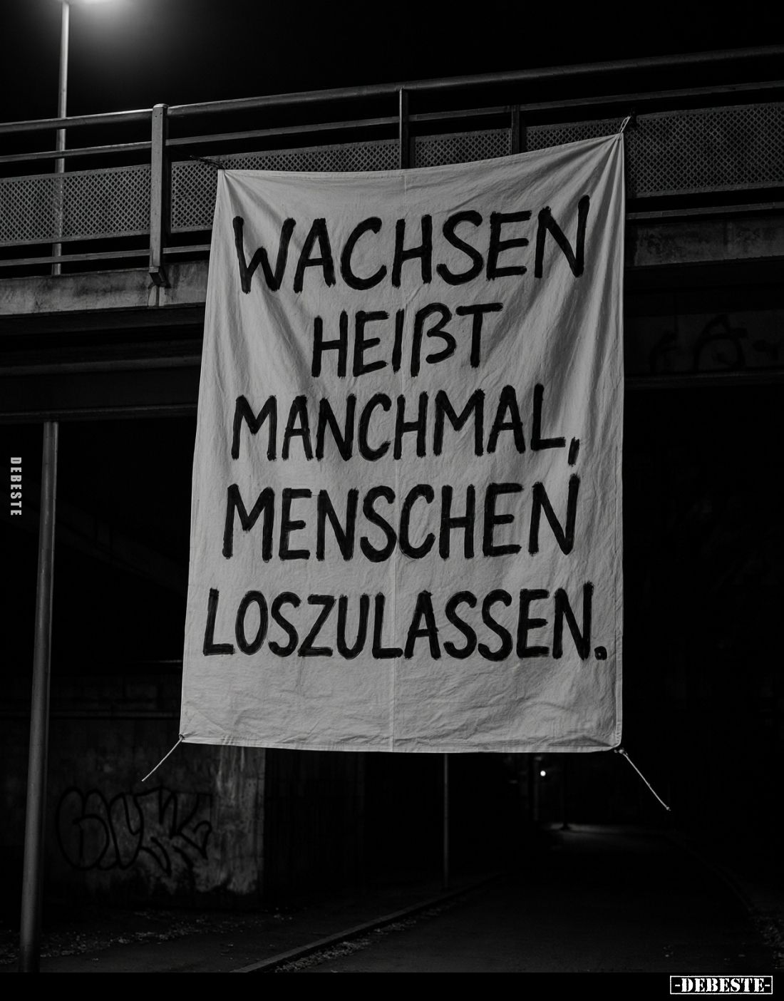 Wachsen
heißt
manchmal,
Menschen
loszulassen.