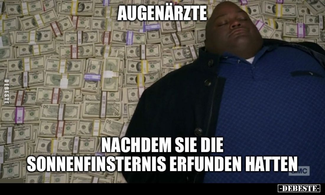 Augenärzte nachdem sie die Sonnenfinsternis erfunden hatten