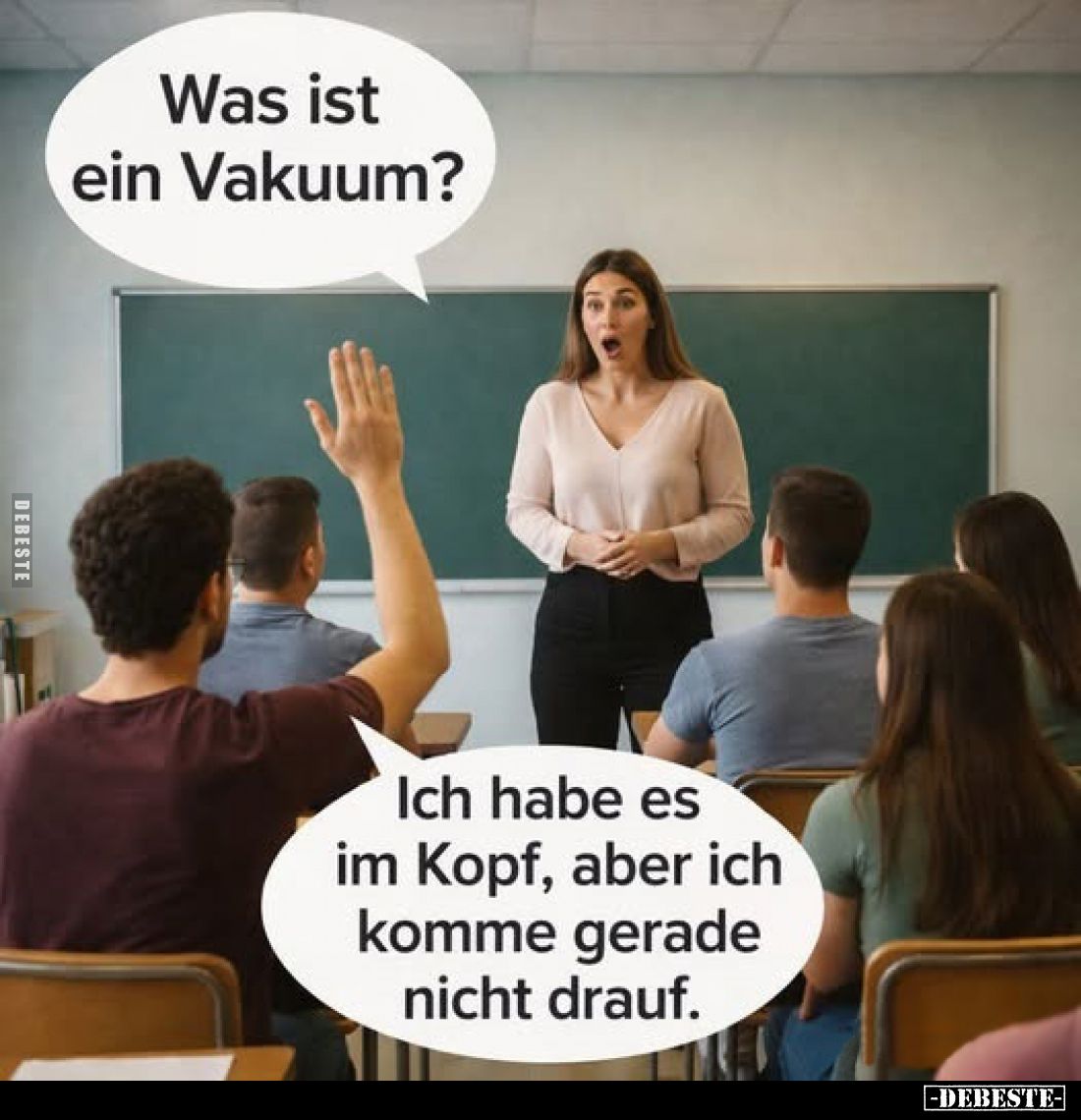 Was ist ein Vakuum?
Ich habe es im Kopf, aber ich komme gerade nicht drauf.