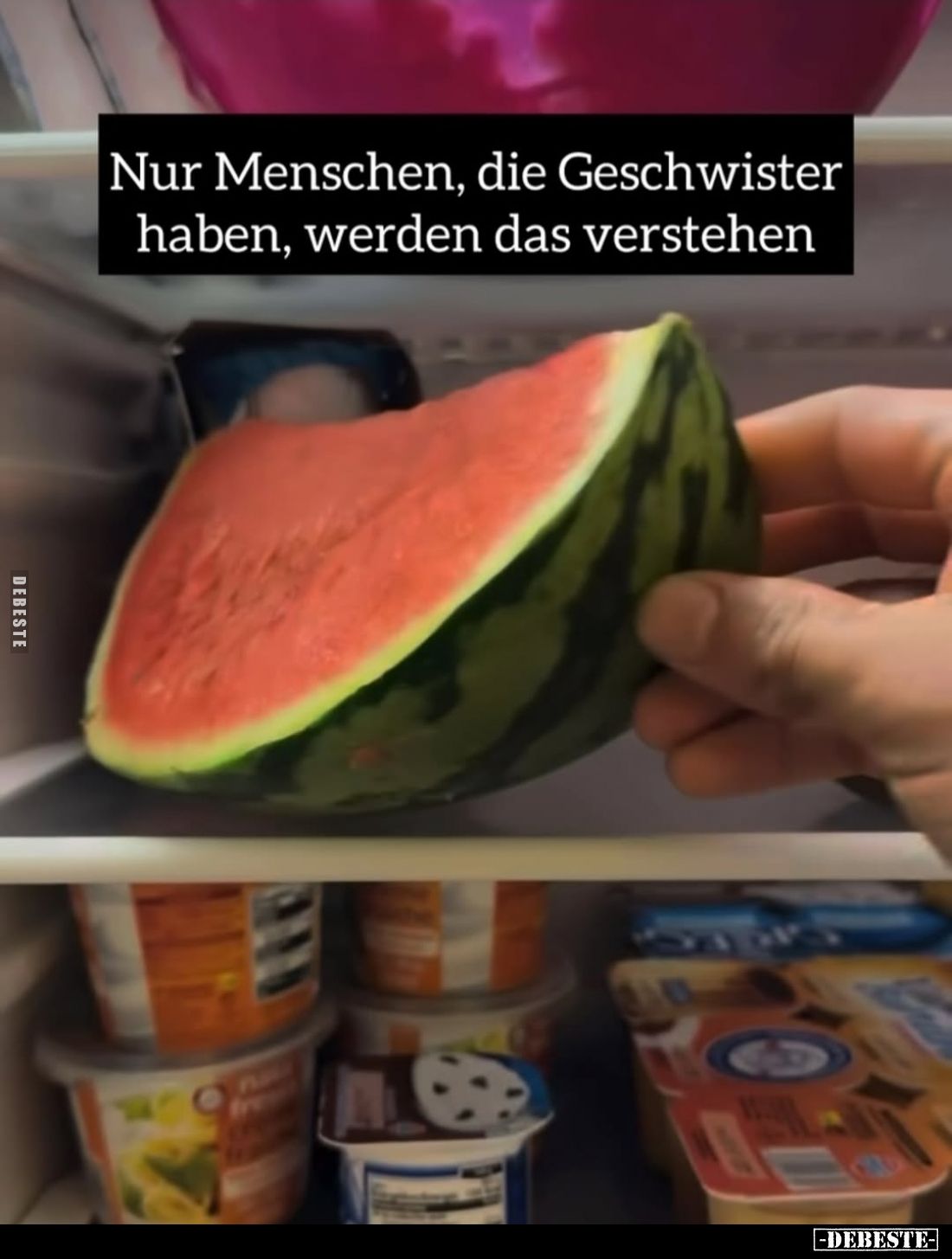 Nur Menschen, die Geschwister haben, werden das verstehen.