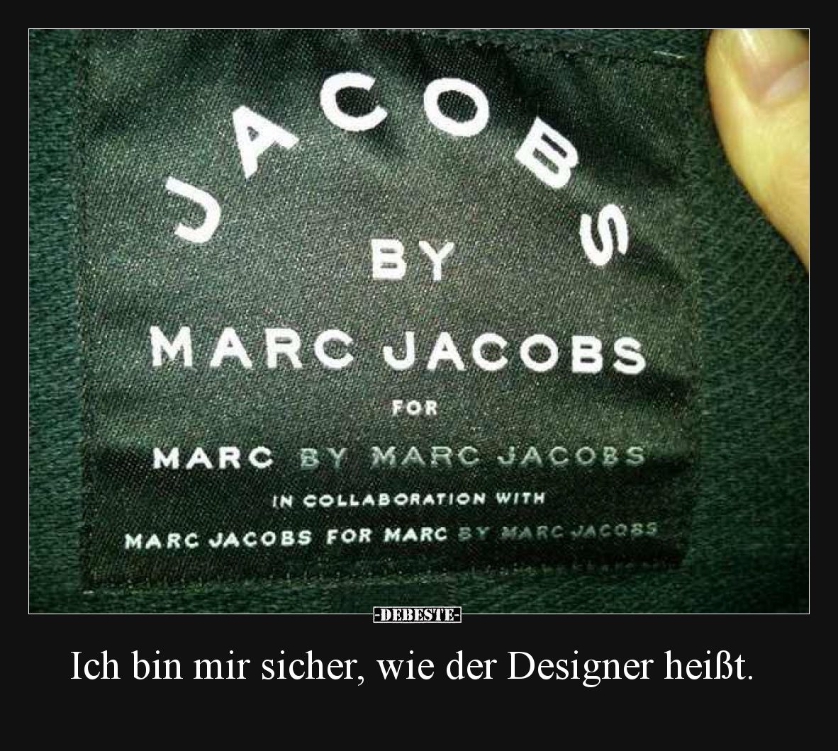 Ich bin mir sicher, wie der Designer heißt.