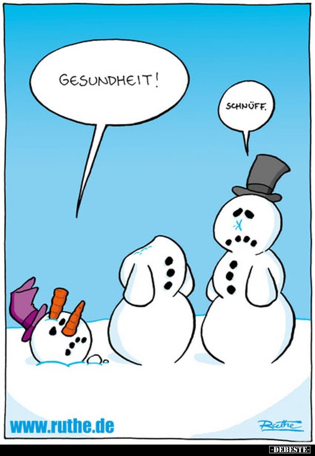 Gesundheit!
Schnüff.