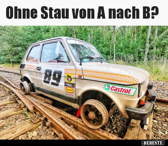 Ohne Stau von A nach B?..