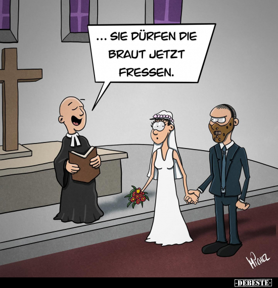 ... Sie dürfen die Braut jetzt fressen... - Lustige Bilder | DEBESTE.de