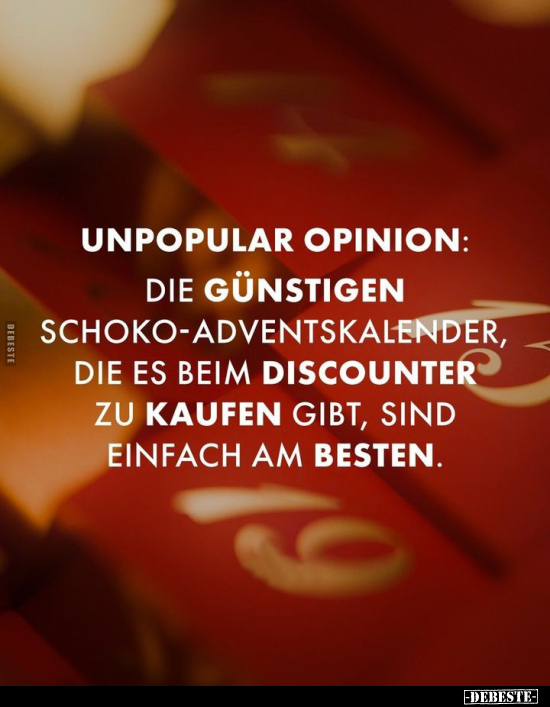 Unpopular Opinion.. - Lustige Bilder | DEBESTE.de