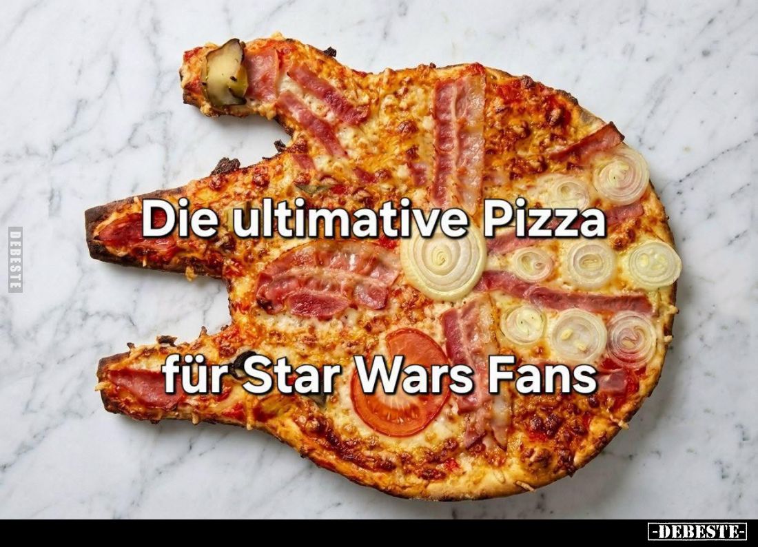 Die ultimative Pizza
für Star Wars Fans.