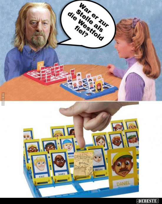 War er zur Stelle als die Westfold fiel?