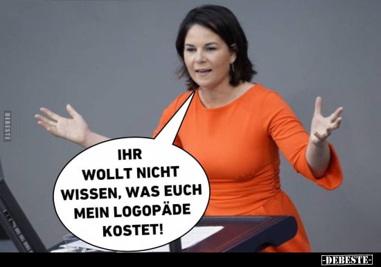 Ihr wollt nicht wissen, was euch mein Logopäde kostet!.. - Lustige Bilder | DEBESTE.de