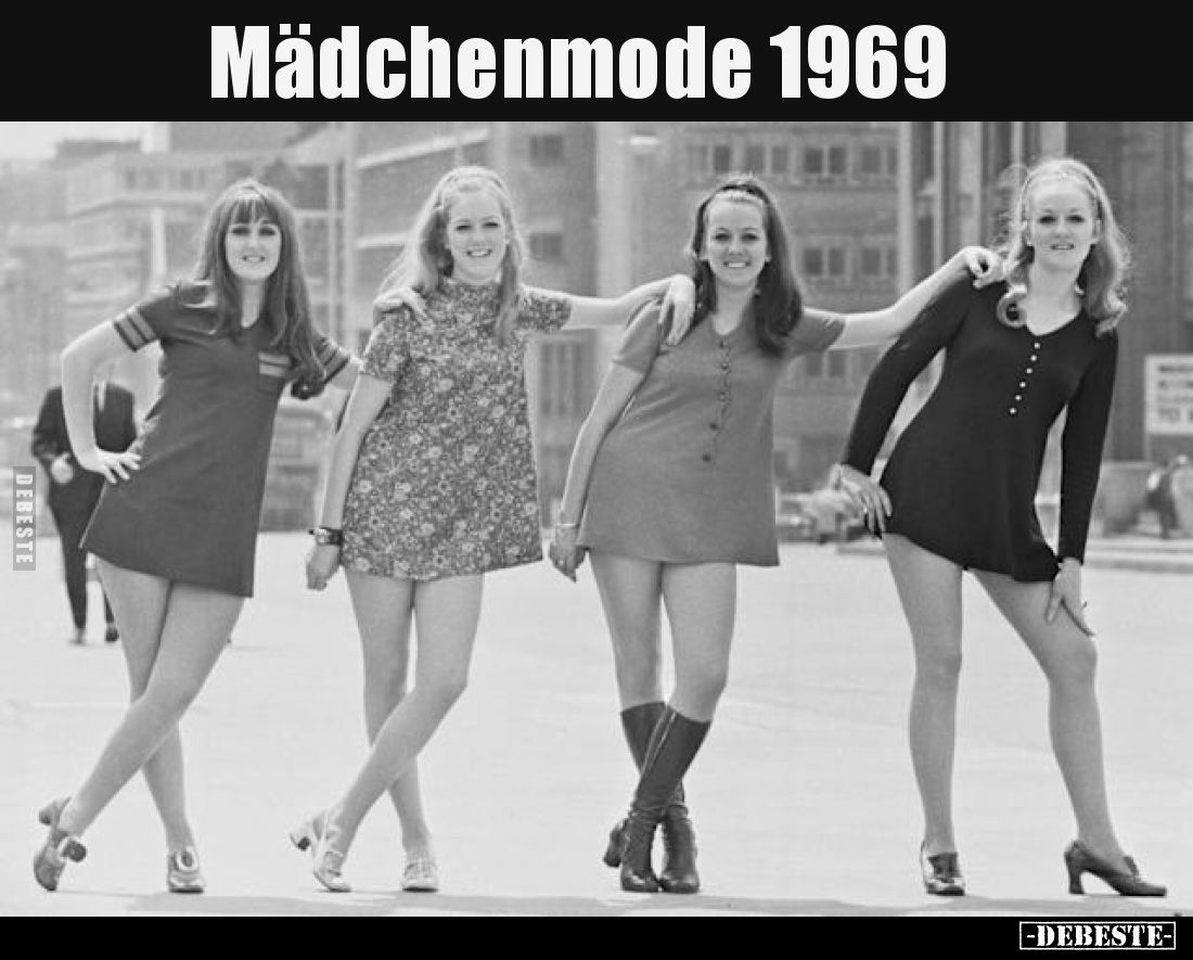 Mädchenmode 1969.