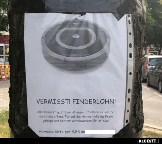 VERMISST! FINDERLOHN!.. - Lustige Bilder | DEBESTE.de
