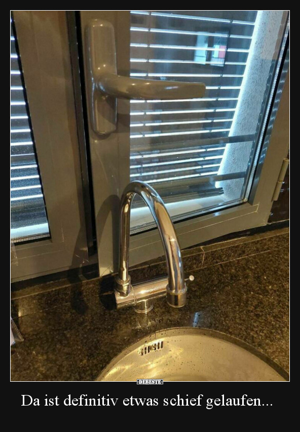 Da ist definitiv etwas schief gelaufen...