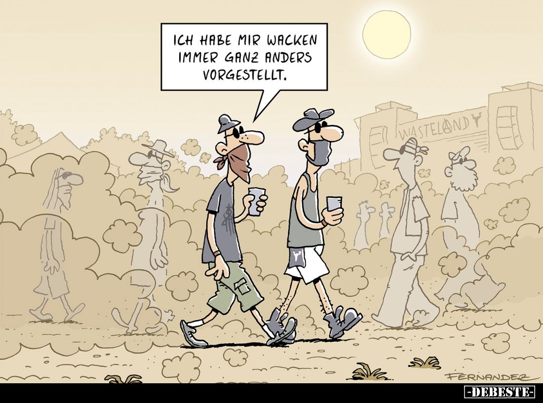 Ich habe mir Wacken immer ganz anders vorgestellt.