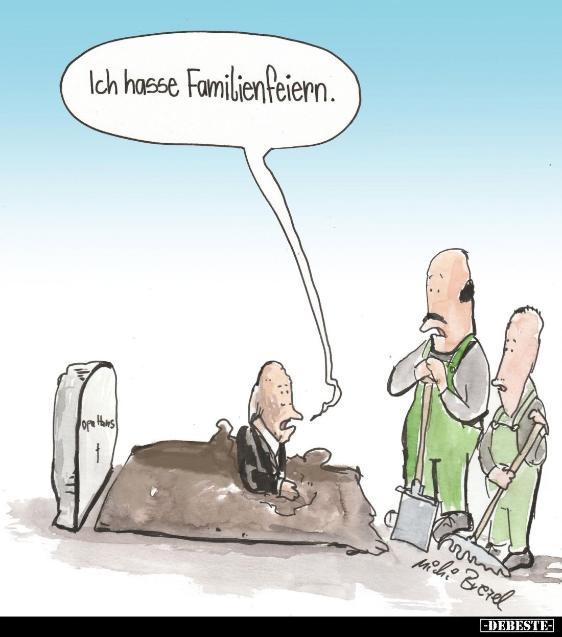 Ich hasse Familienfeiern.
