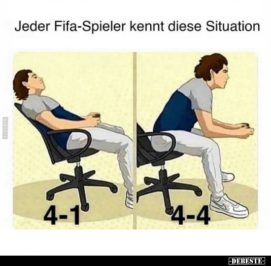 Jeder Fifa-Spieler kennt diese Situation.. - Lustige Bilder | DEBESTE.de