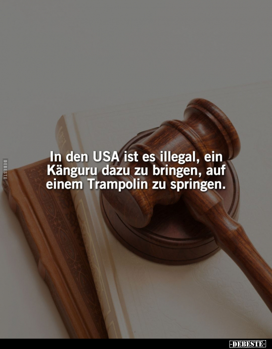 In den USA ist es illegal.. - Lustige Bilder | DEBESTE.de