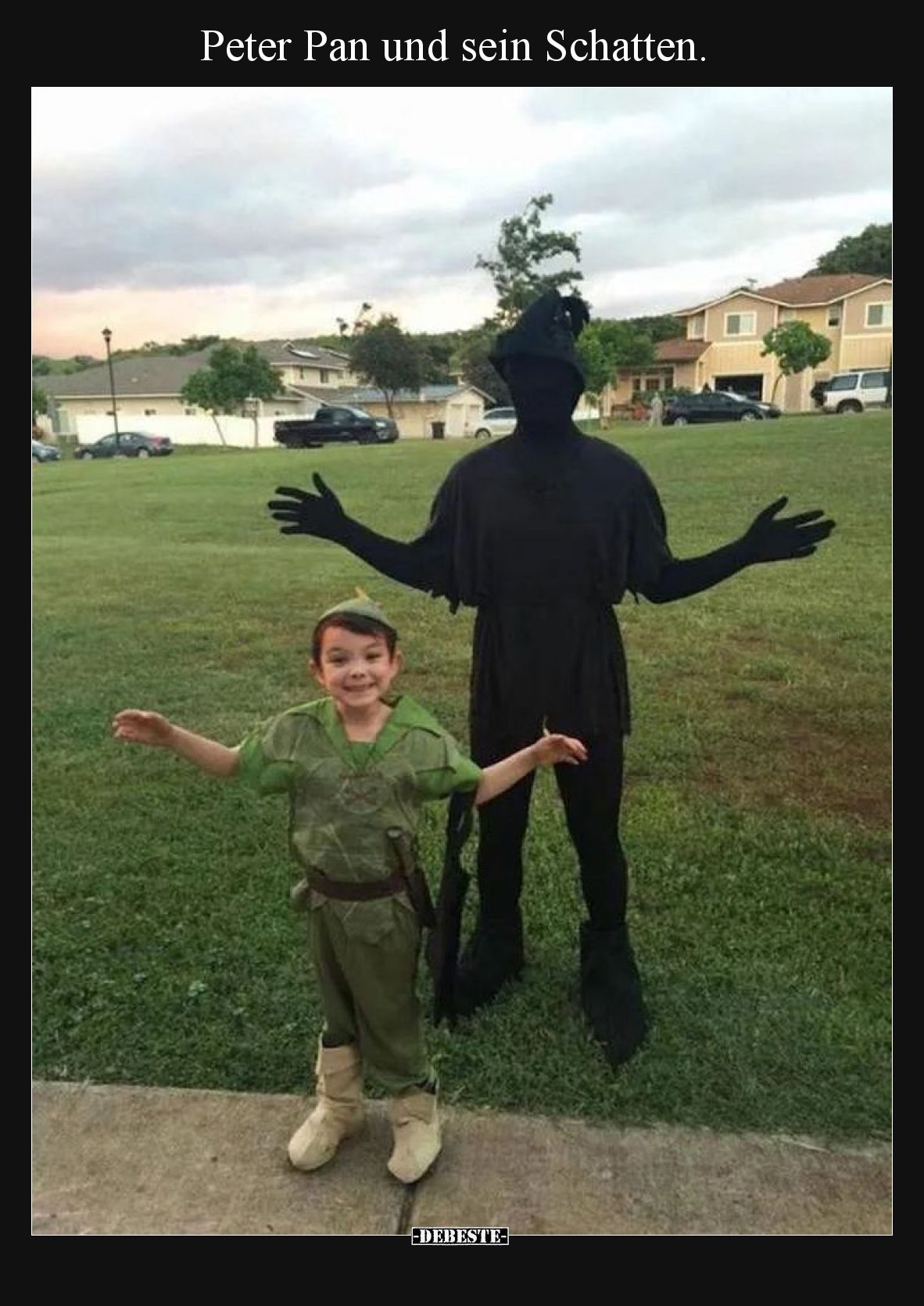 Peter Pan und sein Schatten... - Lustige Bilder | DEBESTE.de