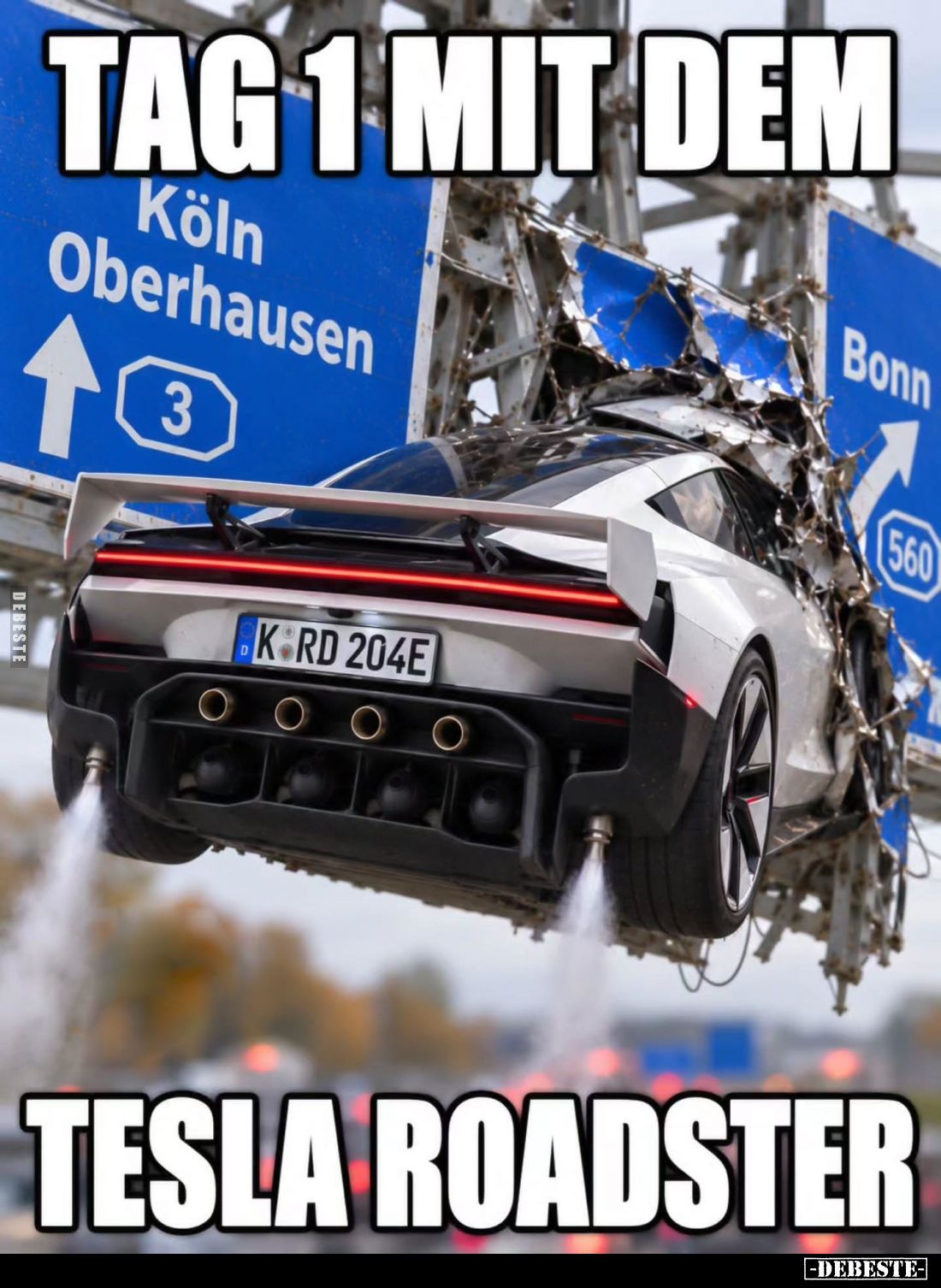 Tag 1 mit dem

Tesla Roadster