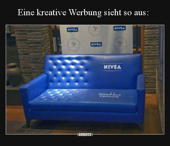 Eine kreative Werbung sieht so aus.. - Lustige Bilder | DEBESTE.de