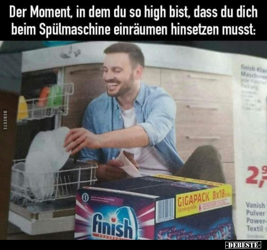 Der Moment, in dem du so high bist, dass du dich beim.. - Lustige Bilder | DEBESTE.de