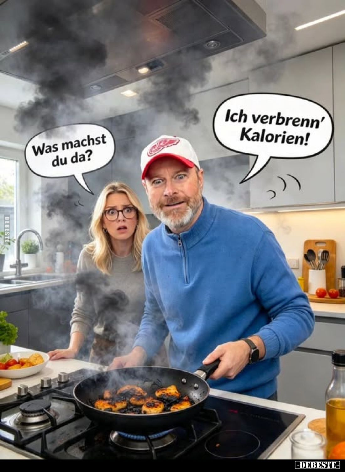 Was machst du da?
-
Ich verbrenn' Kalorien!