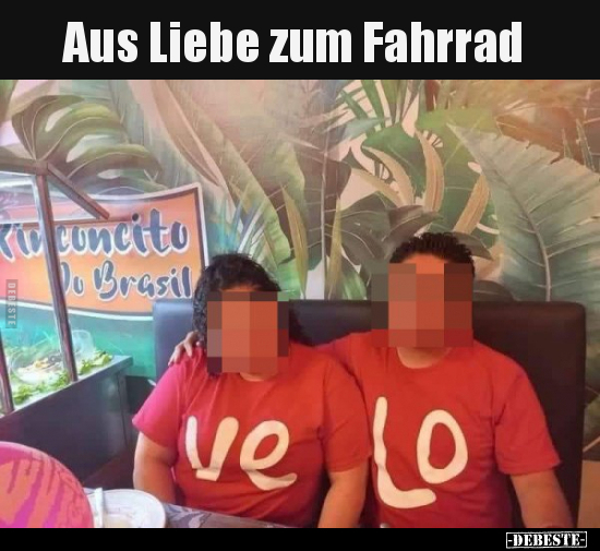 Aus Liebe zum Fahrrad.. - Lustige Bilder | DEBESTE.de