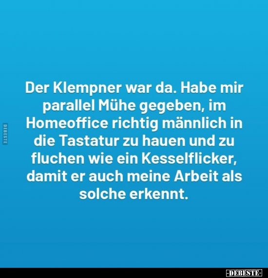 Der Klempner war da. Habe mir parallel Mühe gegeben.. - Lustige Bilder | DEBESTE.de