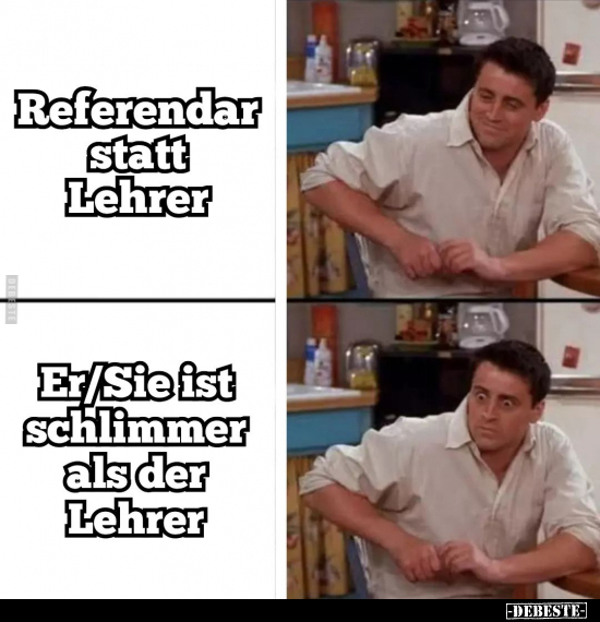 Referendar statt Lehrer.. - Lustige Bilder | DEBESTE.de