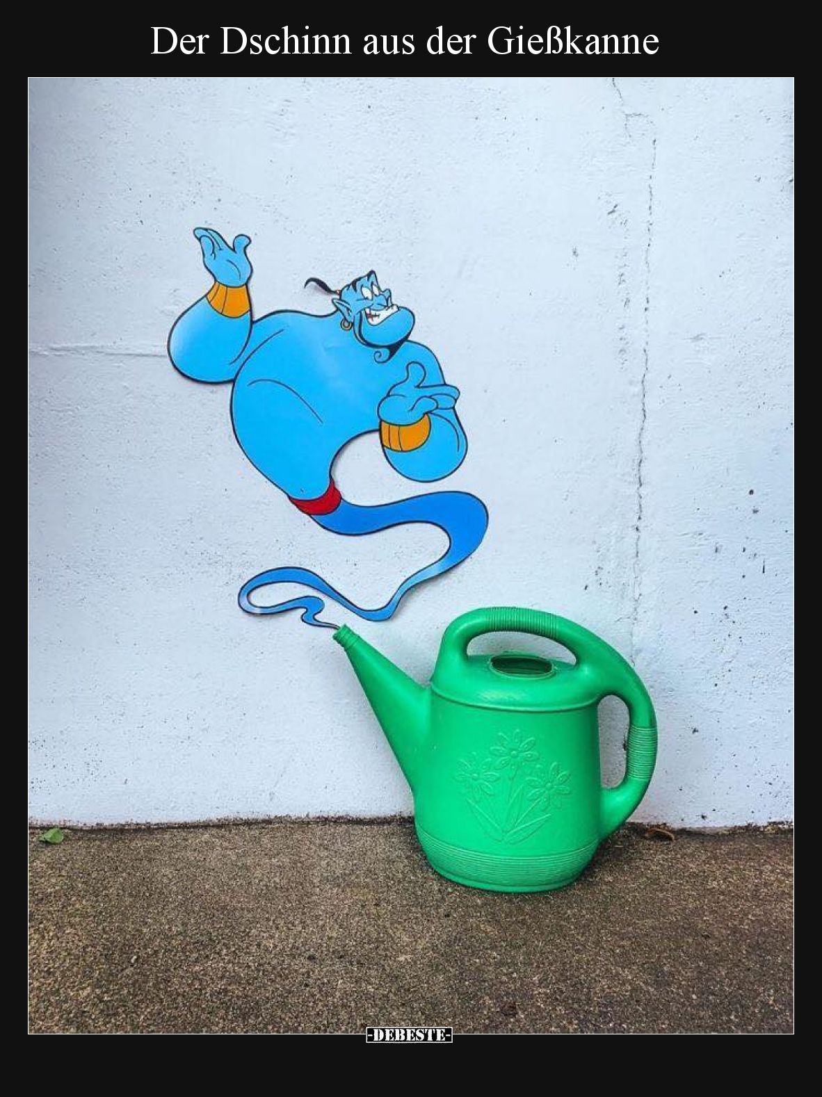 Der Dschinn aus der Gießkanne