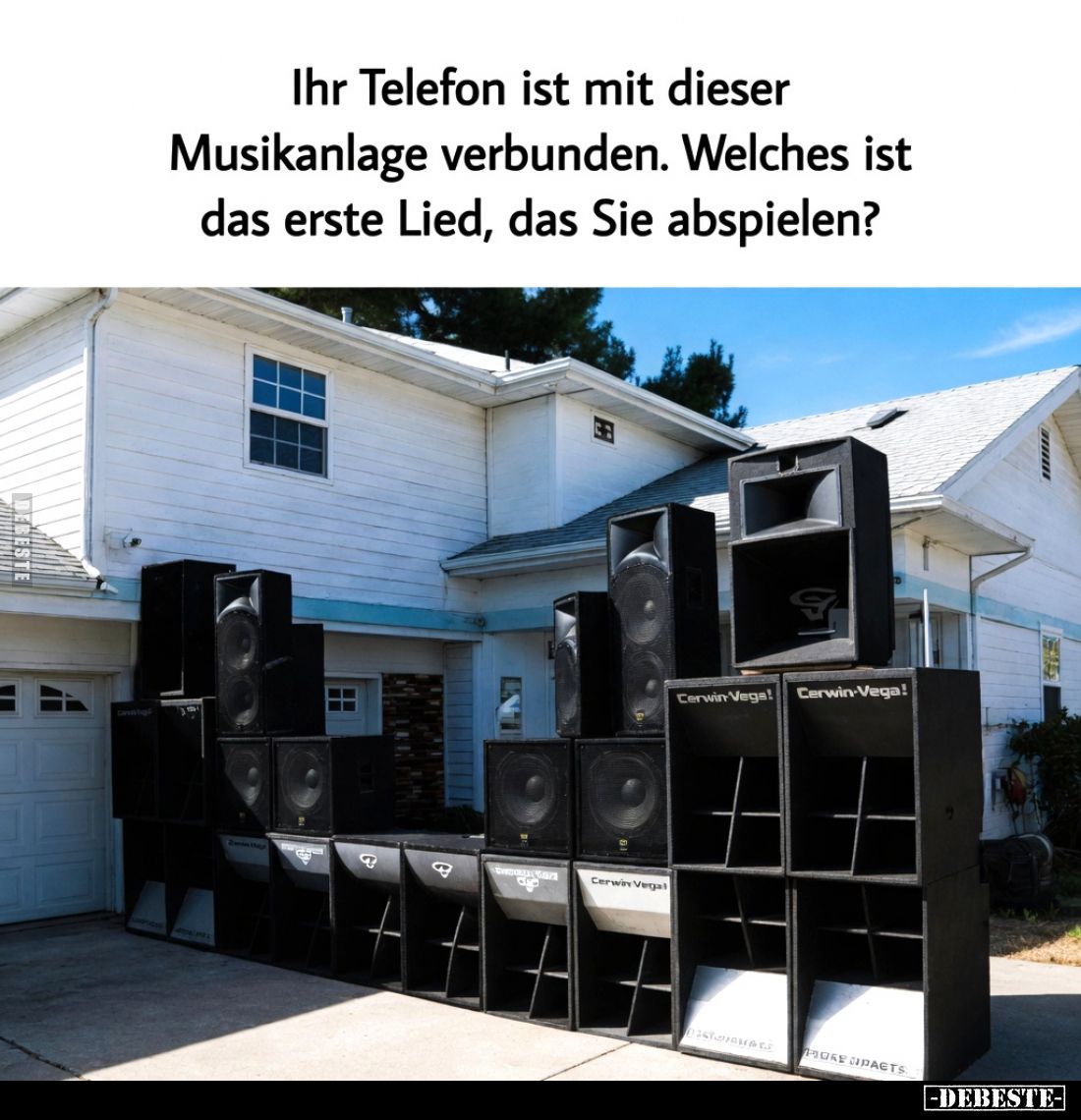 Ihr Telefon ist mit dieser Musikanlage verbunden. Welches ist das erste Lied, das Sie abspielen?