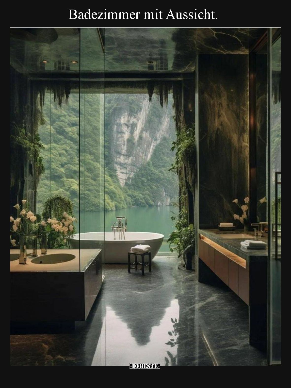 Badezimmer mit Aussicht... - Lustige Bilder | DEBESTE.de