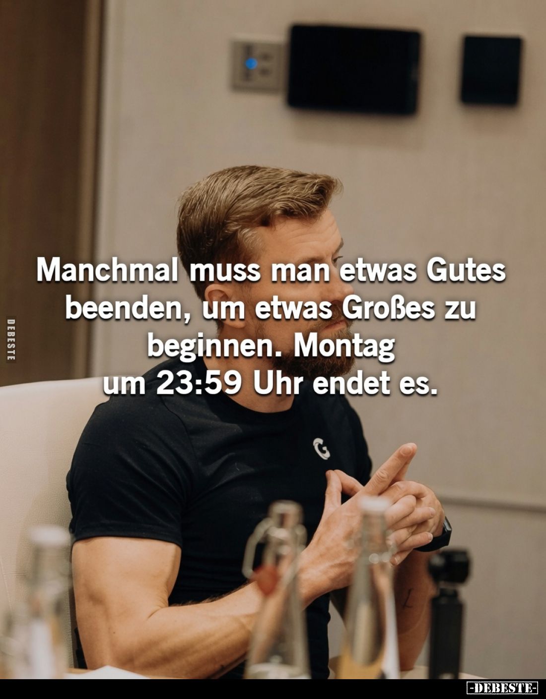 Manchmal muss man etwas Gutes beenden, um etwas Großes zu beginnen. Montag um 23:59 Uhr endet es.