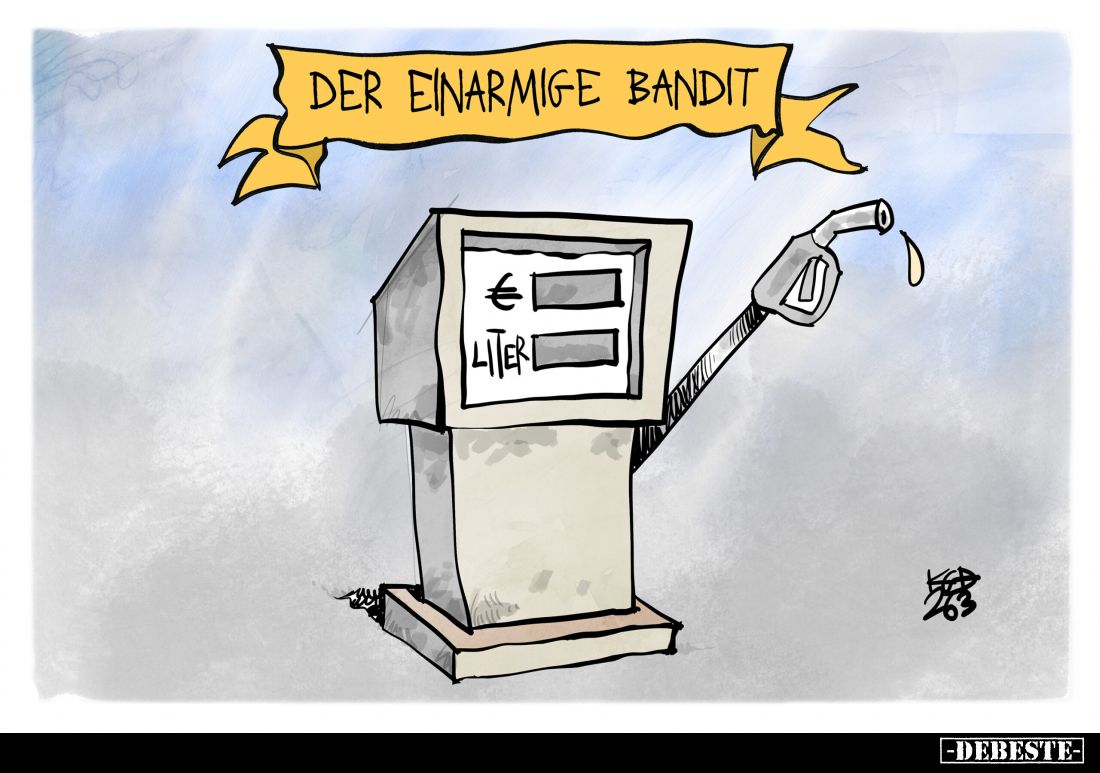 Der einarmige Bandit.