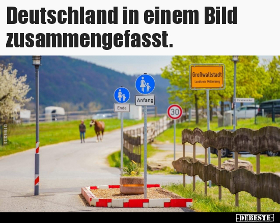 Deutschland in einem Bild zusammengefasst...