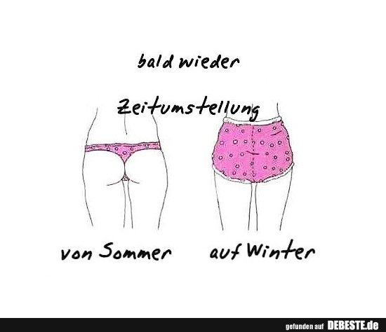 Bald wieder Zeitumstellung..