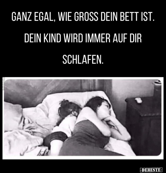 Ganz egal, wie gross dein Bett ist.. - Lustige Bilder | DEBESTE.de