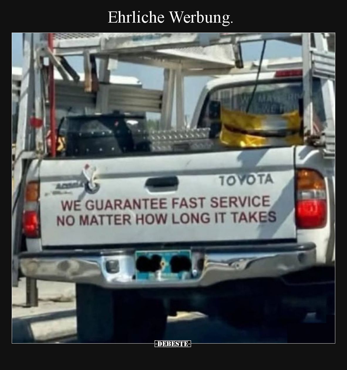 Ehrliche Werbung