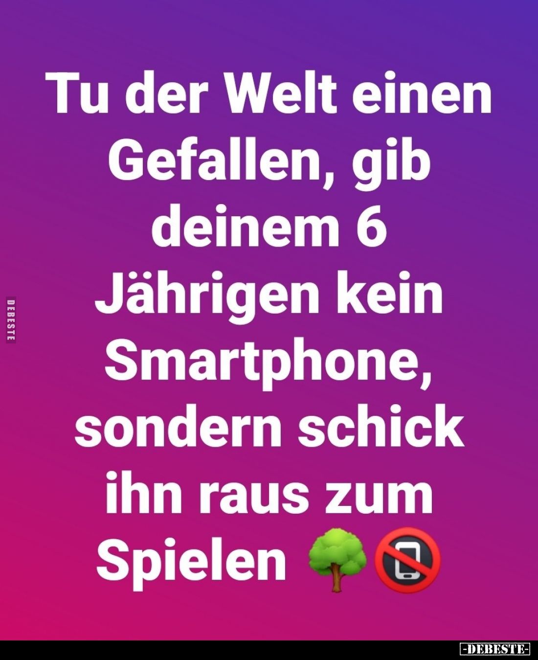 Tu der Welt einen Gefallen... - Lustige Bilder | DEBESTE.de