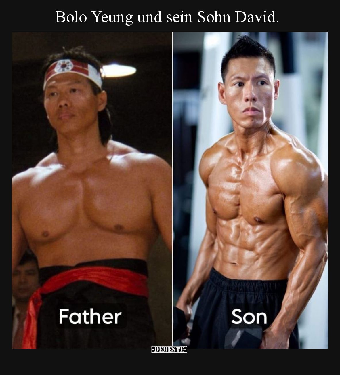 Bolo Yeung und sein Sohn David