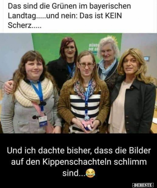 Das sind die Grünen im bayerischen Landtag.....und nein.. - Lustige Bilder | DEBESTE.de