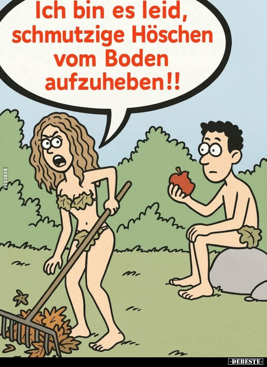 Ich bin es leid, schmutzige Höschen vom Boden aufzuheben!
