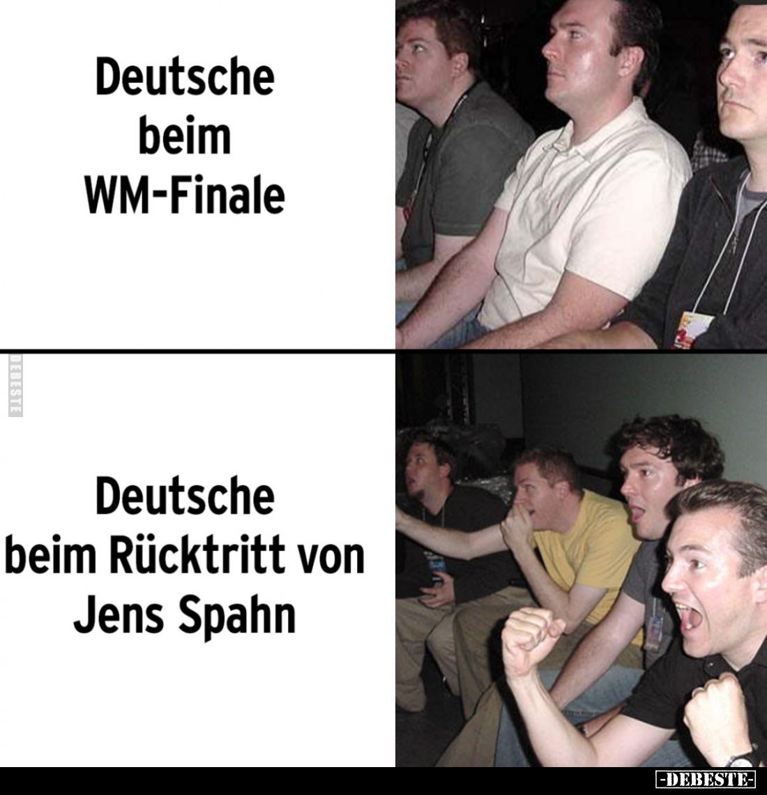Deutsche beim WM-Finale.
-
Deutsche beim Rücktritt von Jens Spahn.