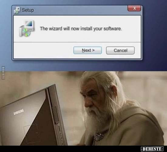 The wizard will now install your software.
