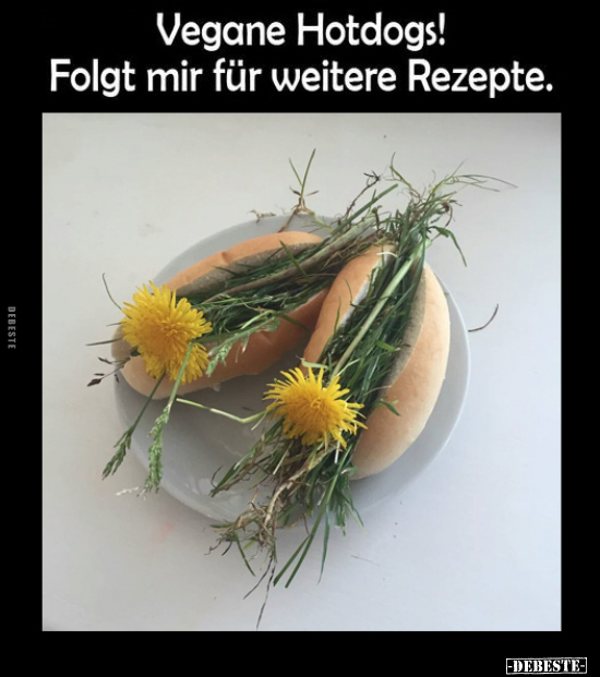 Vegane Hotdogs! Folgt mir für weitere Rezepte... - Lustige Bilder | DEBESTE.de