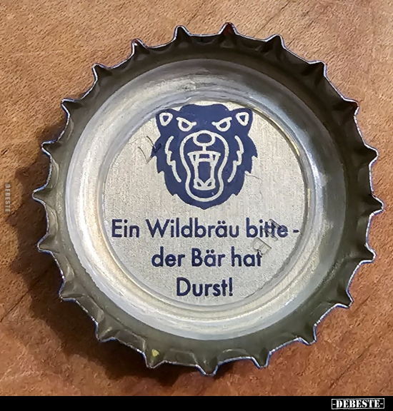 Ein Wildbräu bitte der Bär hat Durst!.. - Lustige Bilder | DEBESTE.de